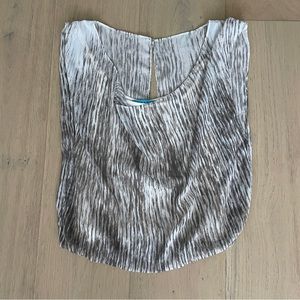 Alice + Olivia Sleeveless Silk Tank Top